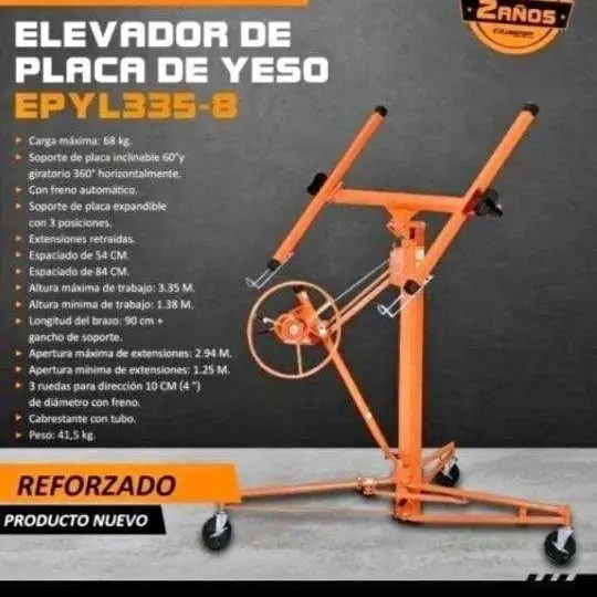 Elevador de Placa de durlock lusqtoff hasta 68 kilos