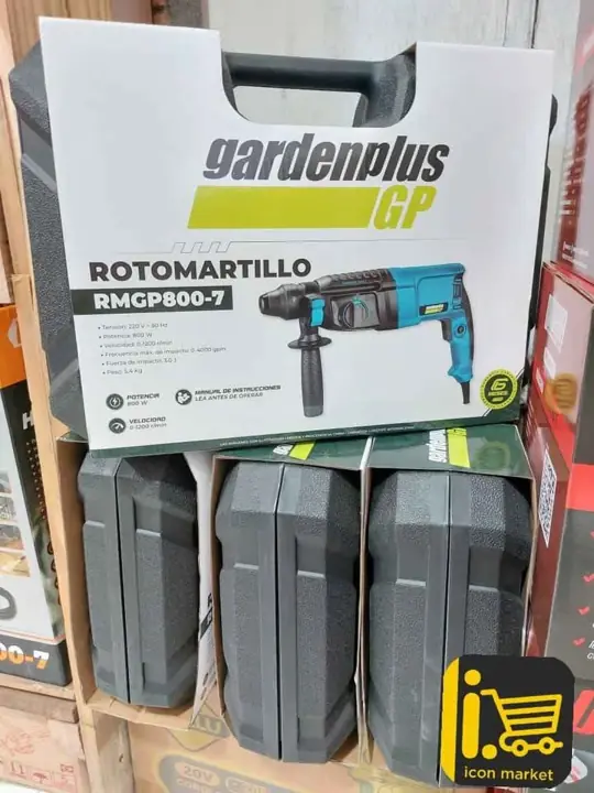 Rotomartillo 800w Garden Plus 75.000 Disponibles!