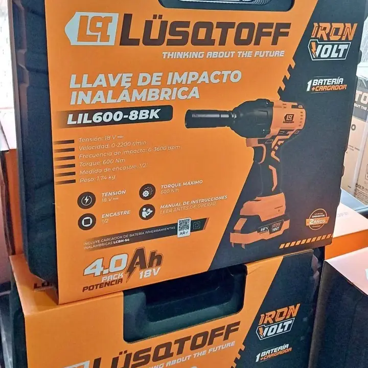 Llave de impacto 600nm Lusqtoff