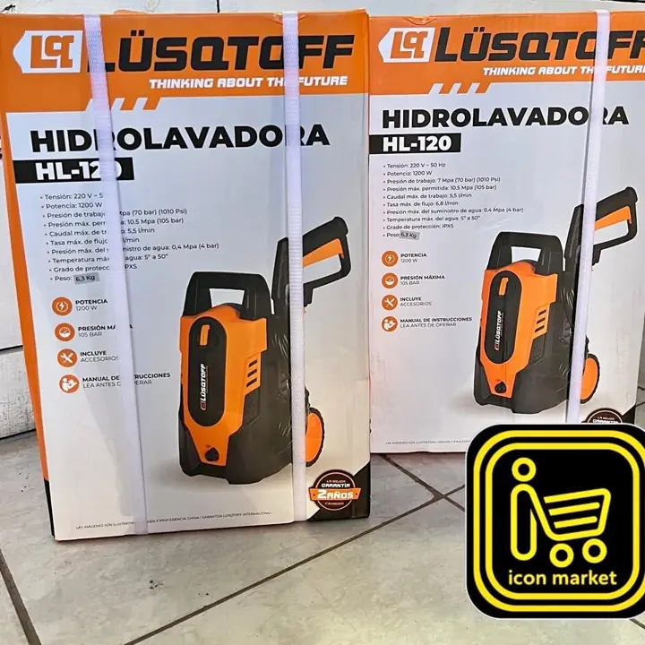 Hidrolavadora 105bar 1200w HL-120 LUSQTOFF