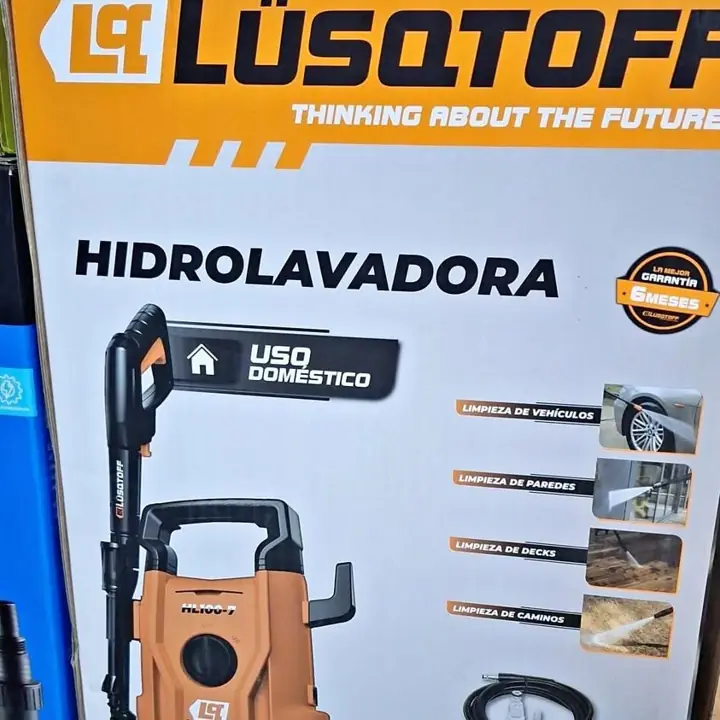 Hidrolavadora 100bar 1200w lusqtoff