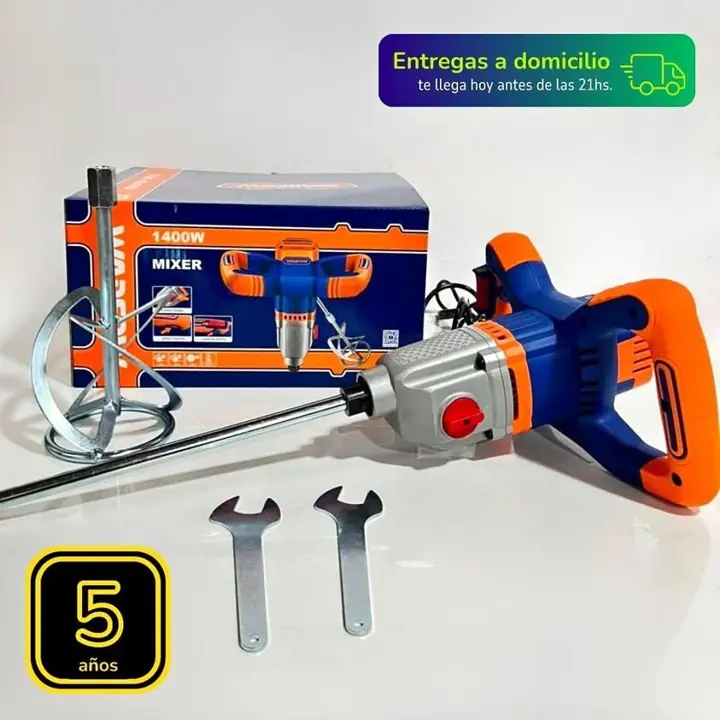 Mezclador Eléctrico Wadfow 1400W 2 Velocidades