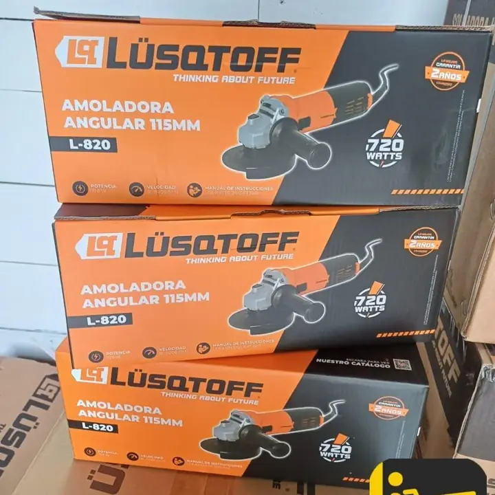 Amoladora angular 720w lusqtoff