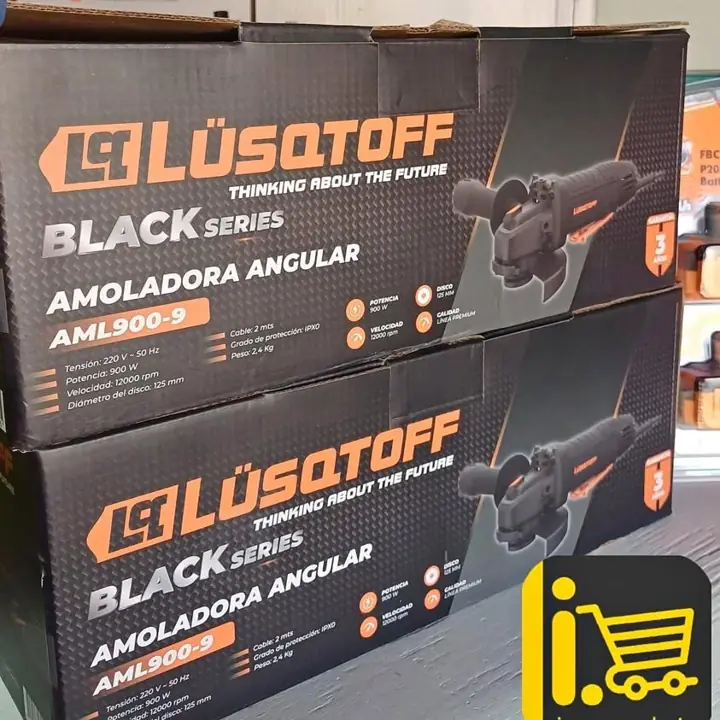 Amoladora angular 900w lusqtoff serie black