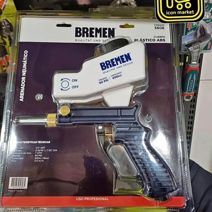 Pistola Arenadora Neumatica cuerpo Plástico Bremen