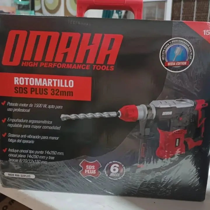 Rotomartillo taladro percutor 1500w cm mecha copa Omaha