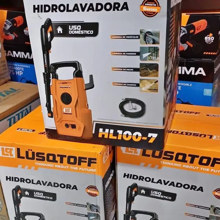 Hidrolavadora 100 bar 1200w lusqtoff