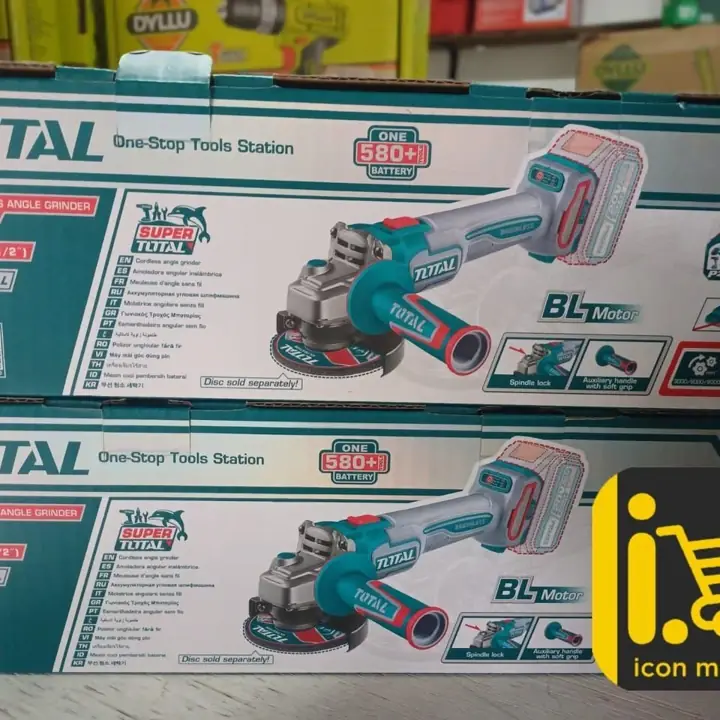 Amoladora Angular a batería sola brushless total