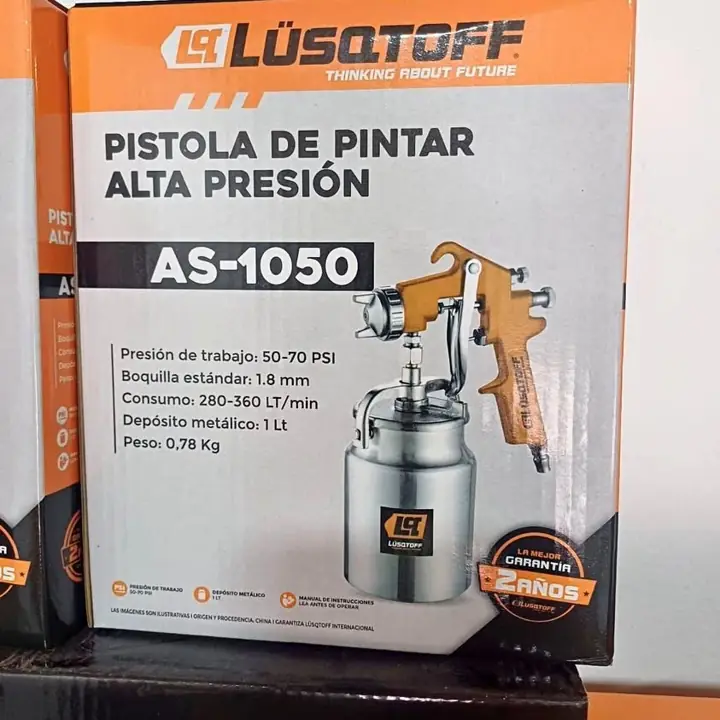 Pistola de pintar alta presión lusqtoff
