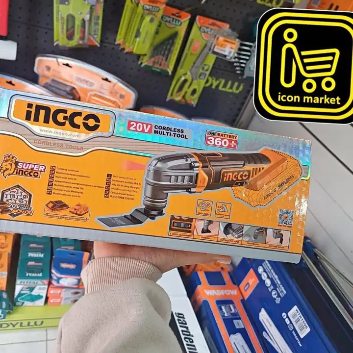 Sierra oscilante multicortadora ingco solo sin batería ni cargador