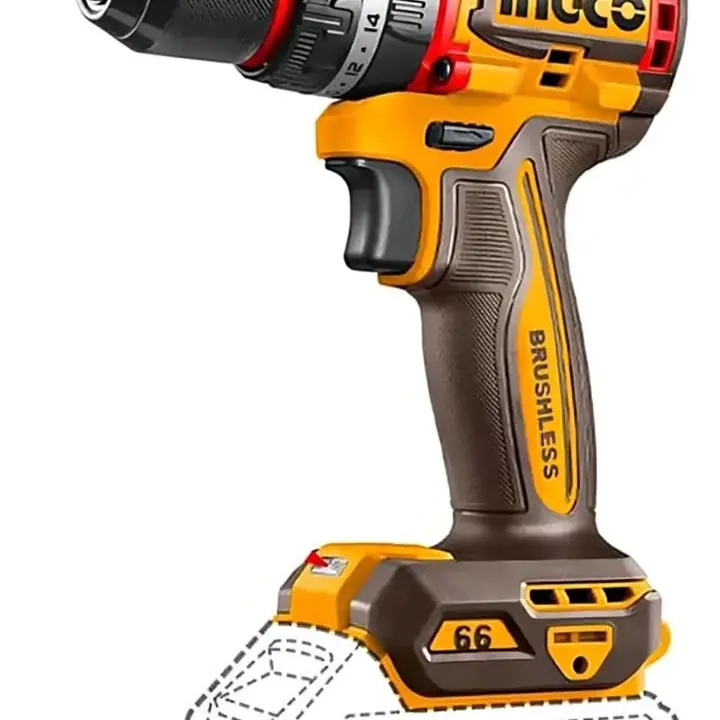 Taladro Atornillador Percutor 20v 66nm Ingco Solo sin batería ni cargador