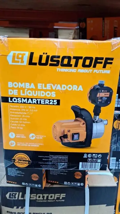 Bomba elevadora Inteligente 25 M - 1/2HP mayor presión 2 años de garantía