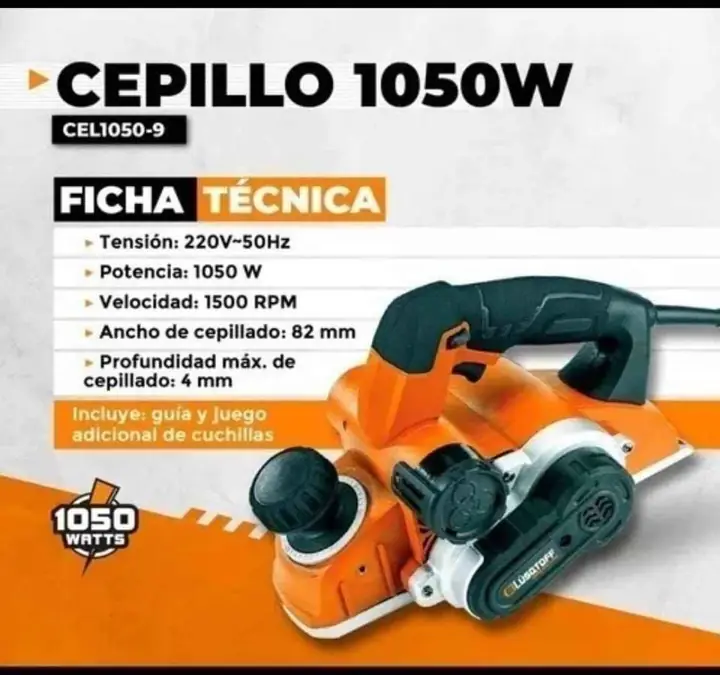 Cepillo 1050w