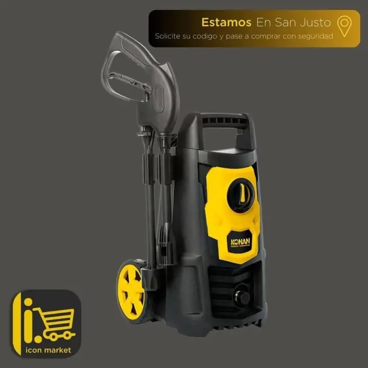 Hidrolavadora de 1500W 105 bar