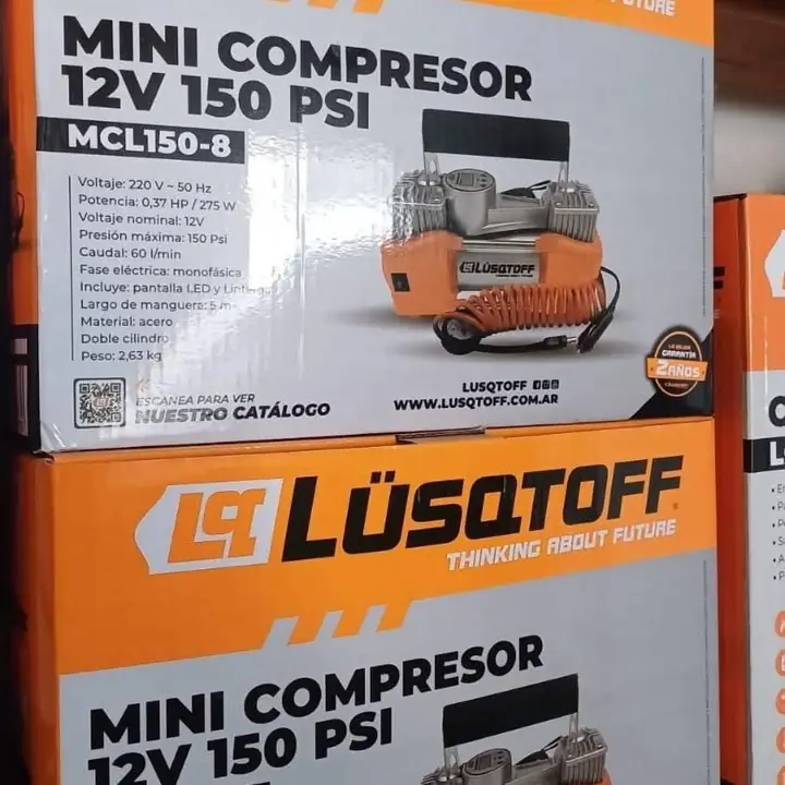 Mini compresor 12 v para auto