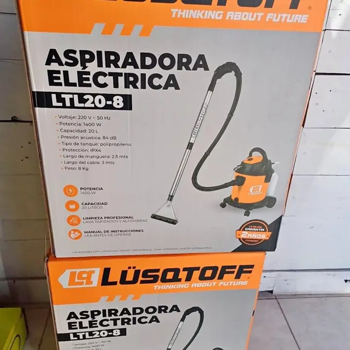 Aspiradora lava tapizados 20 litros 1400w lusqtoff