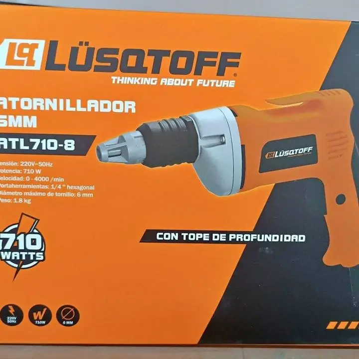 Atornillador eléctrico 710 w para durlok lusqtoff