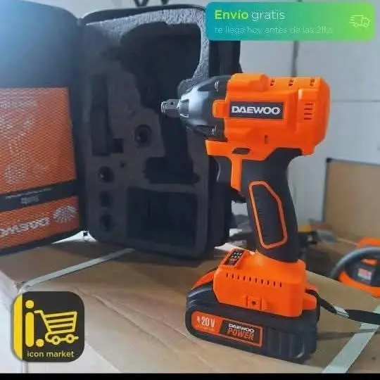 Llave de impacto y atornillador inalámbrico 320 nm dos funciones en una Daewoo