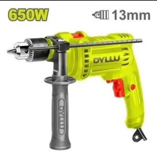 Taladro percutor 650w variables 13mm dyllu