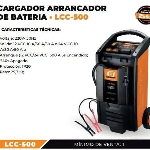 Cargador arrancador de batería LCC500
