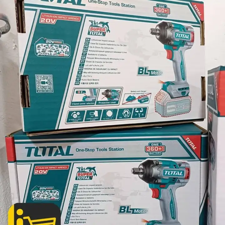 500nm llave de impacto+2 batería 20 v 2ah cargador total