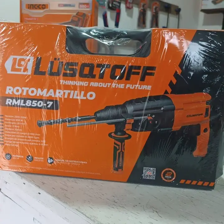 Rotomartillo taladro percutor 850 w lusqtoff