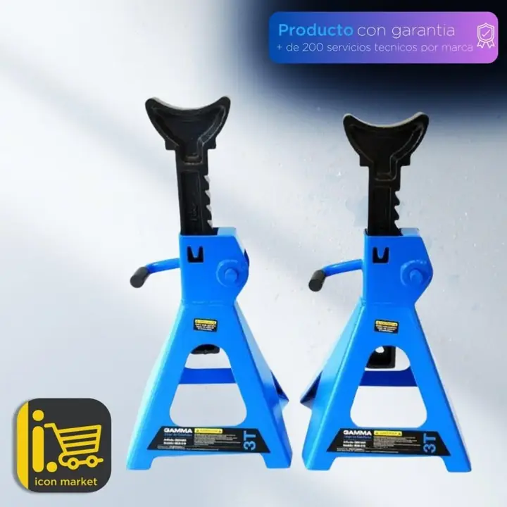 Juego de Caballetes 3T soporte para autos - motos