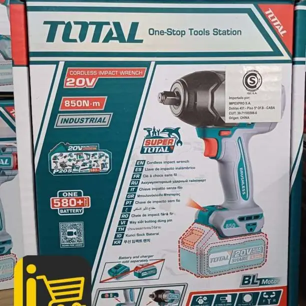 Llave de impacto 850nm total