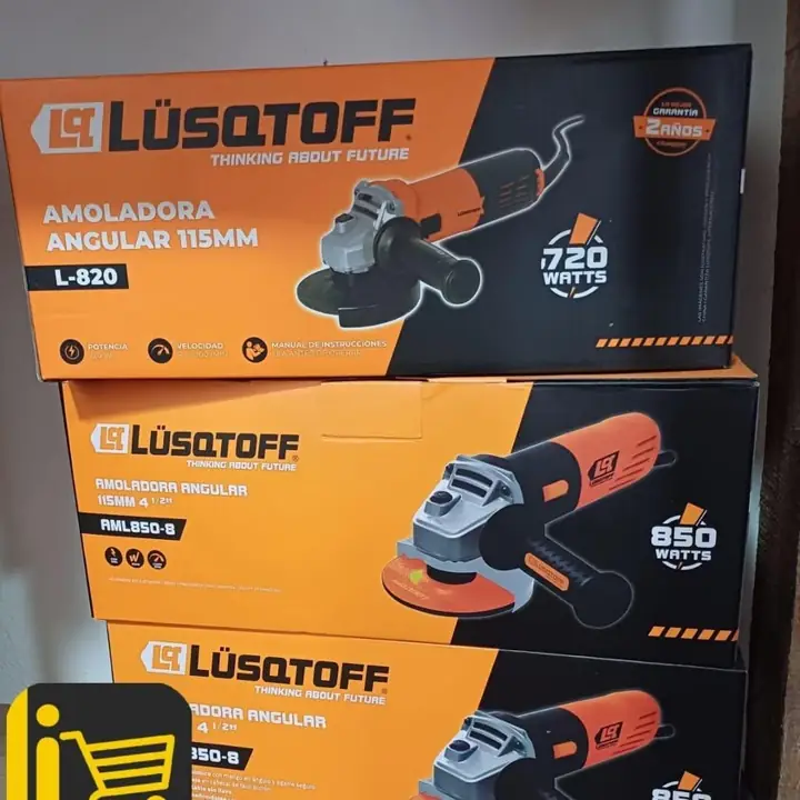 Amoladora angular 850w lusqtoff