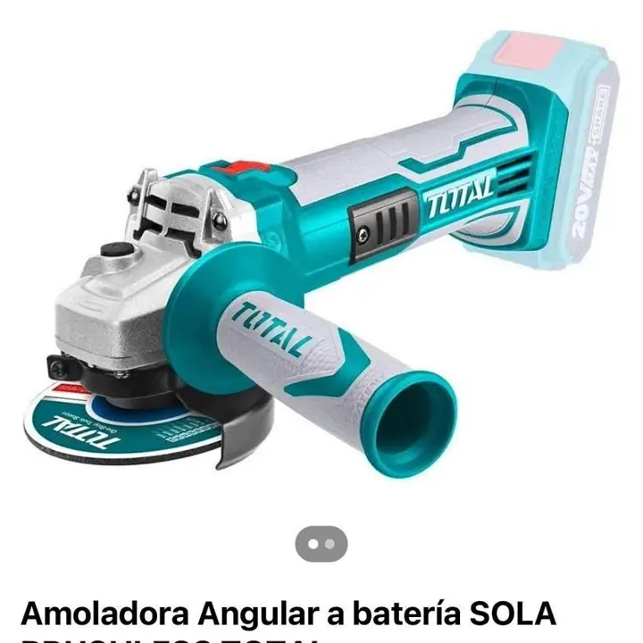 Amoladora inalámbrico solo sin batería ni cargador total