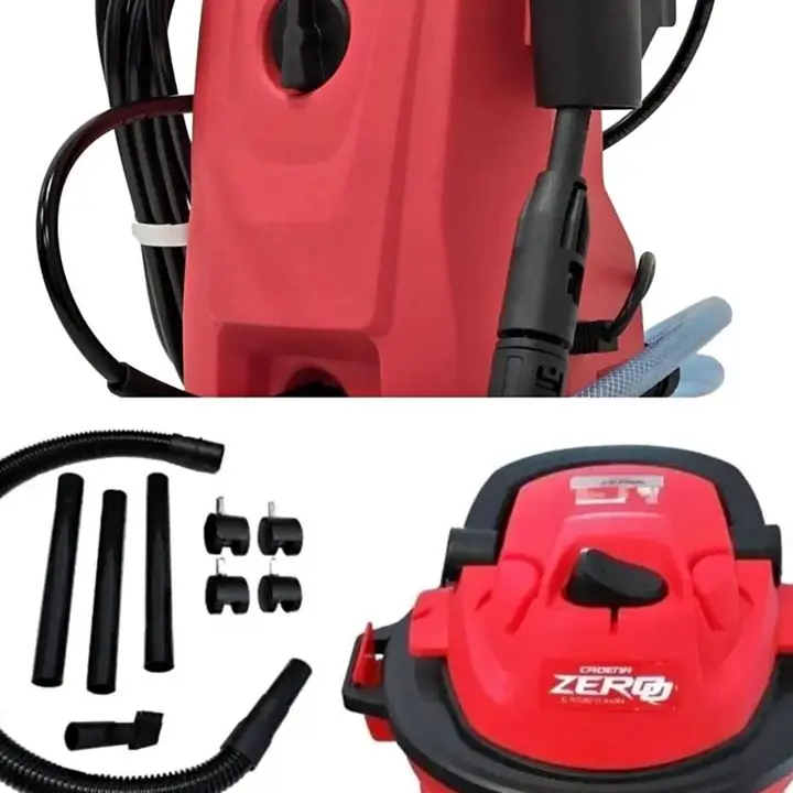 Combo aspiradora 12 litros1000w+ hidrolavadora 110bar 1200w Zero