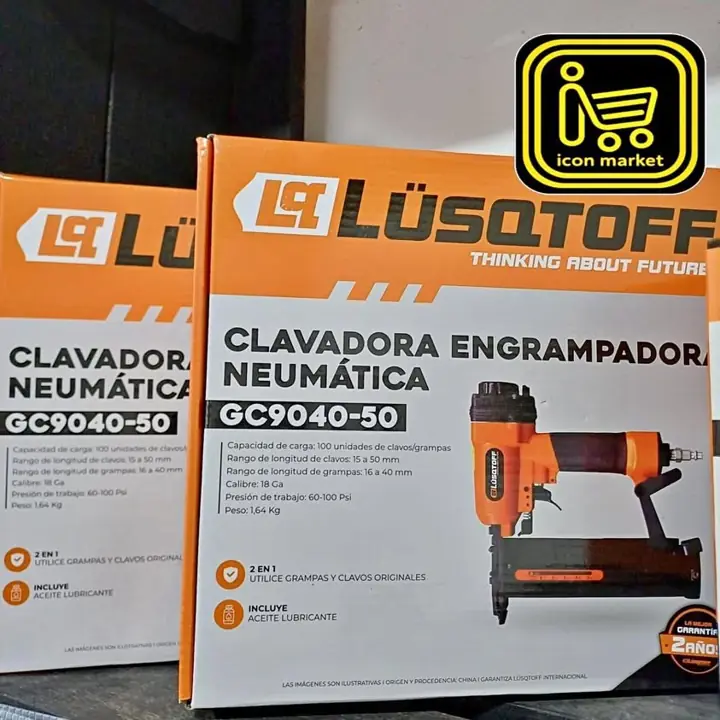 Clavadora engrampadora neumática lusqtoff
