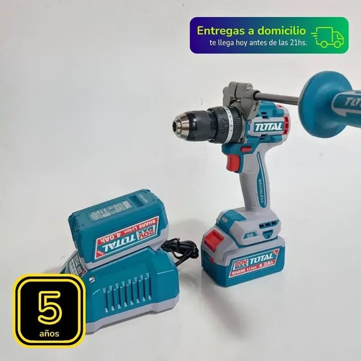 Taladro ator percutor 96nm cm batería 4ah cmpleto total