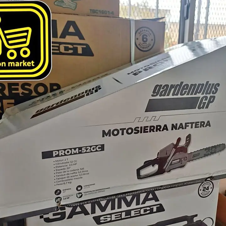 Motosierra Naftera 52cc Espada 20" Gardenplus