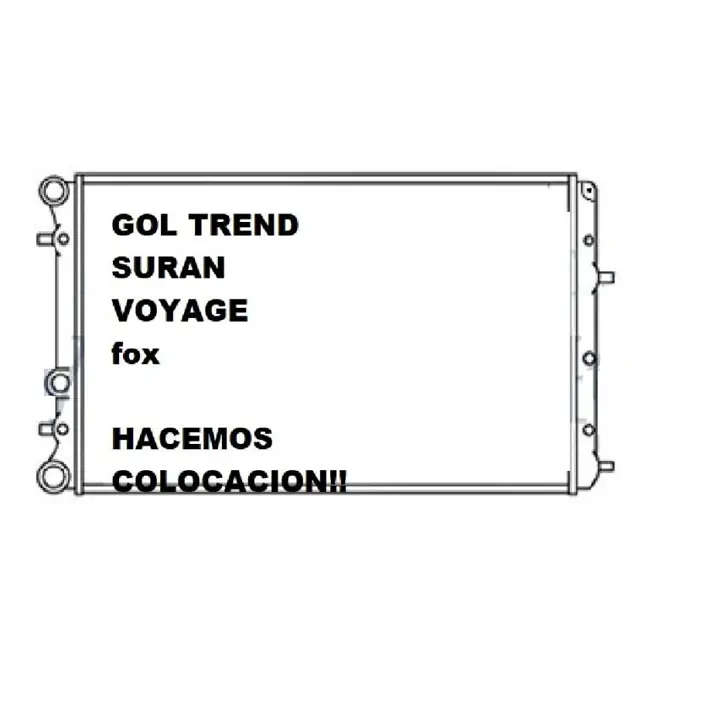 Radiador de suran / voyage / corsa classic /astra / kangoo / ranger/ ducato / megane / polo / S-10