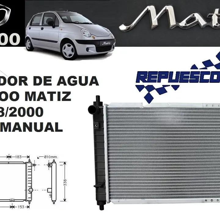 Radiador Daewoo matiz
