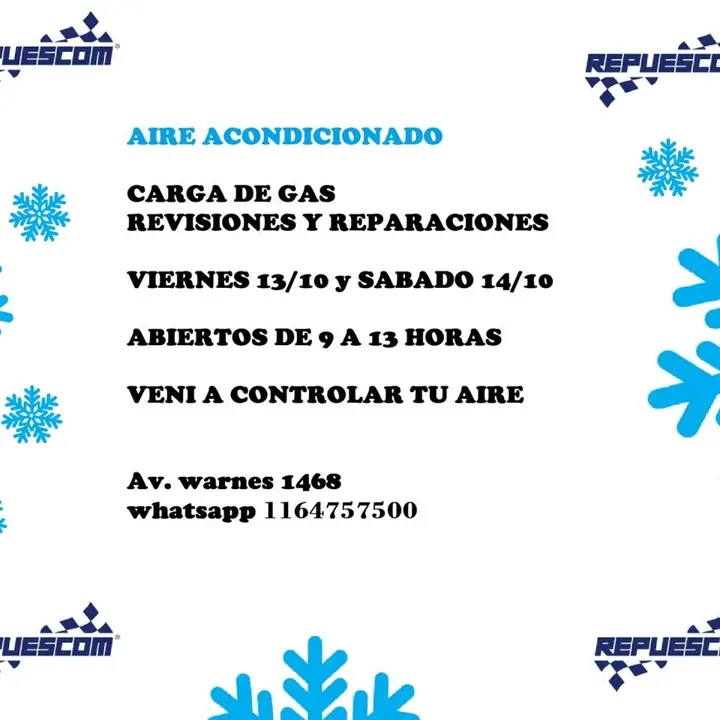 Aire acondicionado - carga gas- revision