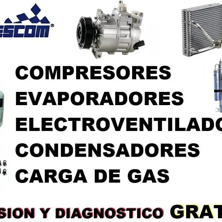 Compresor de aire acondicionado - Chevrolet Peugeot Renault VW Ford Toyota