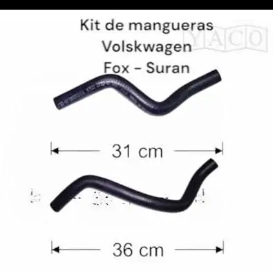 Mangueras de Calefacción de Volkswagen Fox - Suran