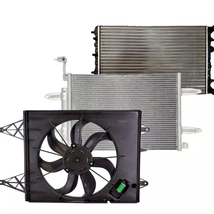 Radiador / condensador / electro - suran voyage gol trend