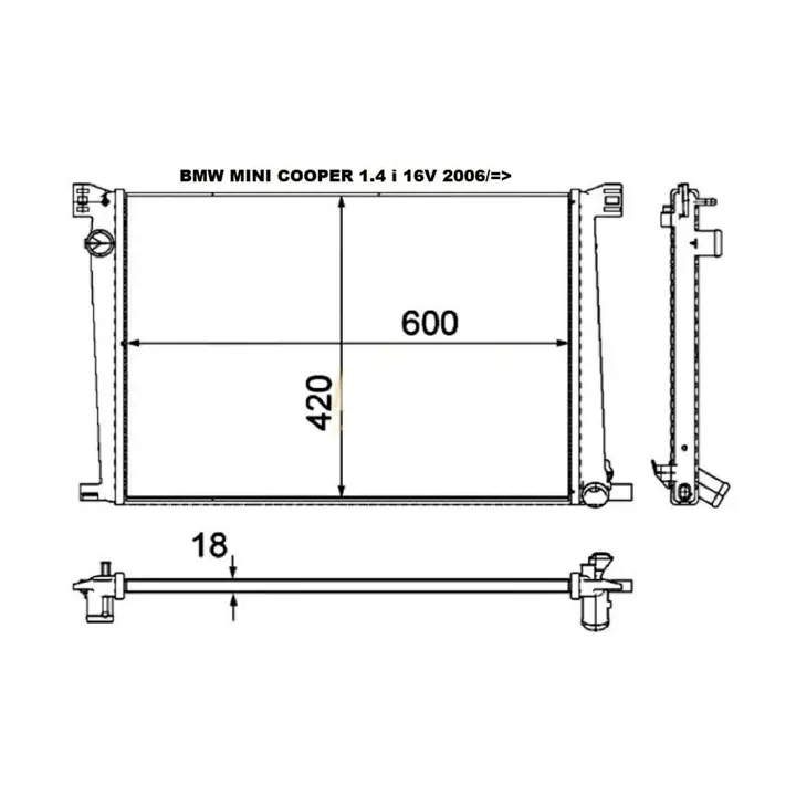Radiadores para mini cooper