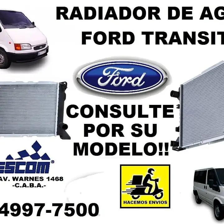 Radiador Ford transit