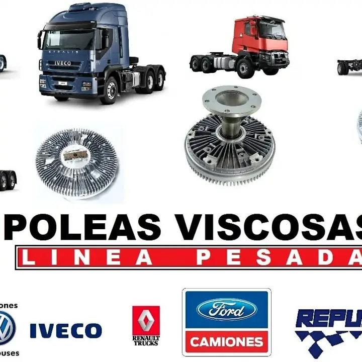 Poleas viscosas / embragues viscosos