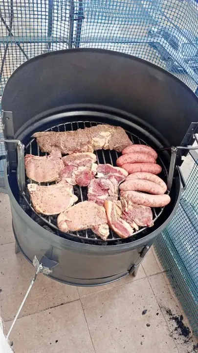 Parrilla balconera