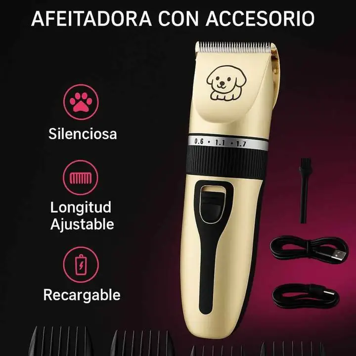 Corta pelo mascotas AF-3017 $18.000