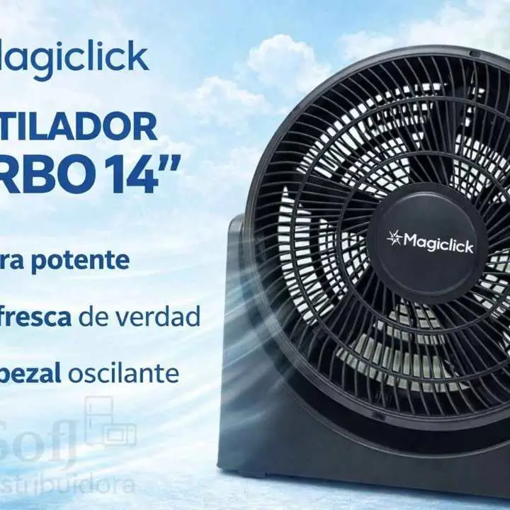 Ventilador Turbo 14 pulgadas Magiclick $31,000 merlo merlo zona oeste