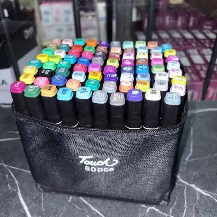 Marcadores doble punta 80 pcs ```$16.000```