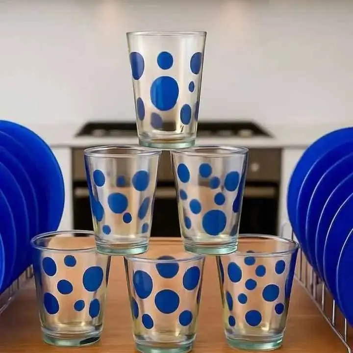 Set de platos playos Hondos y vasos