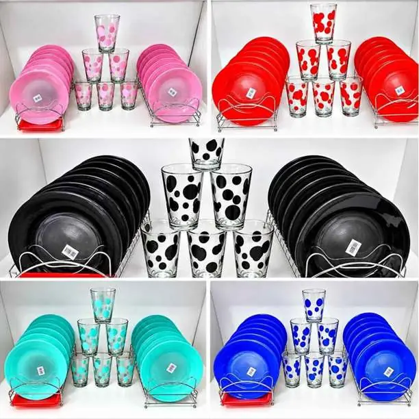 Nuevo ingreso set platos y vasos X18u 32.000$ merlo pontevedra