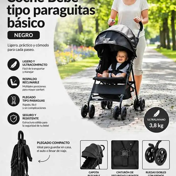 Cochecito de bebe paraguita bebesito $80.000 merlo